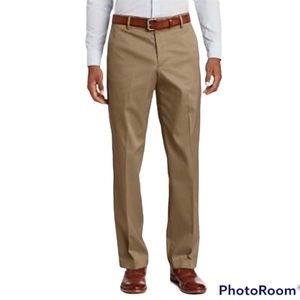 Dockers Iron Free Flat Front Classic Fit Cotton Khaki Pants Size 36 X 32